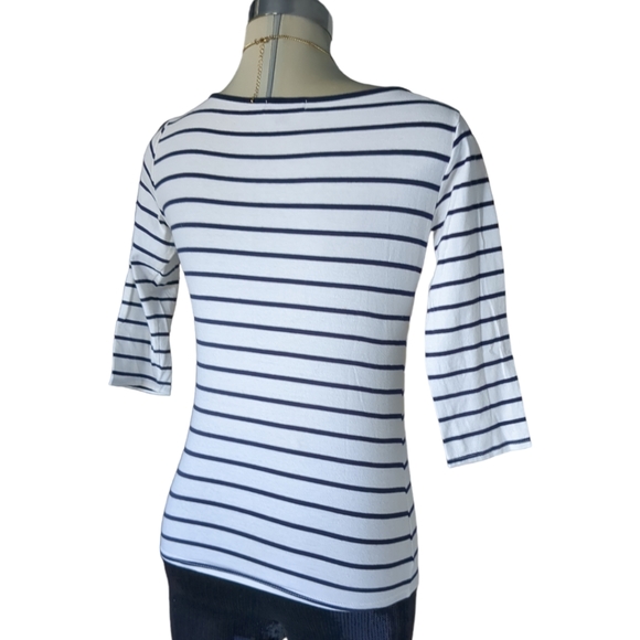 21 White Stripped and Black 3/4 Top Size SP. - Picture 2 of 14